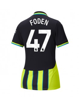 Billige Manchester City Phil Foden #47 Bortedrakt Dame 2024-25 Kortermet